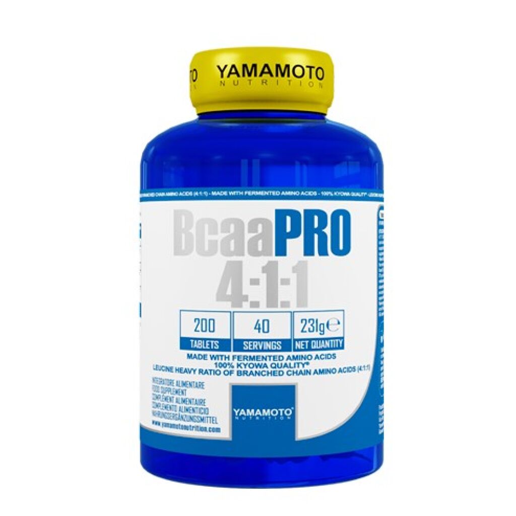 Yamamoto Nutrition - BCAA PRO 4:1:1 Kyowa Quality - 200 tablets