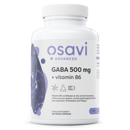 Osavi - GABA 500mg + Vitamin B6 - 120 vcaps