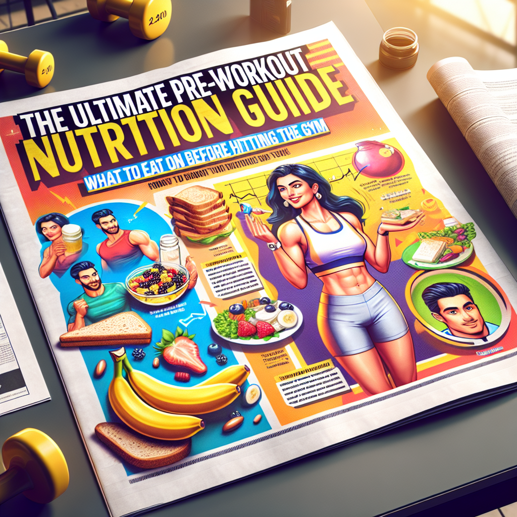 The Ultimate Pre-Workout Nutrition Guide: What to Eat Before Hitting the Gym