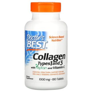 Doctor's Best - Collagen Types 1 and 3 with Peptan and Vitamin C