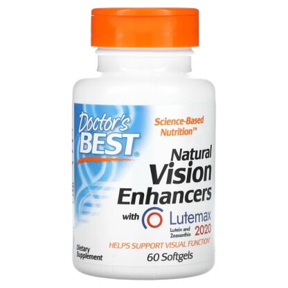 Doctor's Best - Natural Vision Enhancers - 60 softgels
