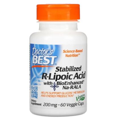 Doctor's Best - Stabilized R-Lipoic Acid with BioEnhanced Na-RALA