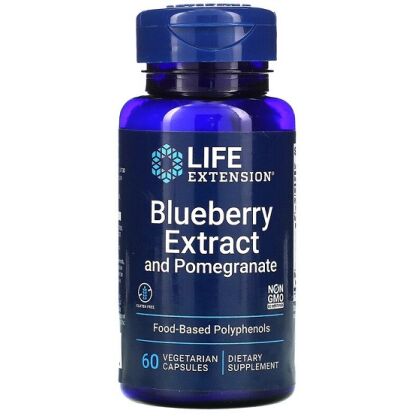 Life Extension - Blueberry Extract with Pomegranate - 60 vcaps